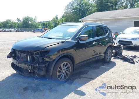 2016 Nissan Rogue Sl из США, поврежденный, VIN 5N1AT2MV8GC822529